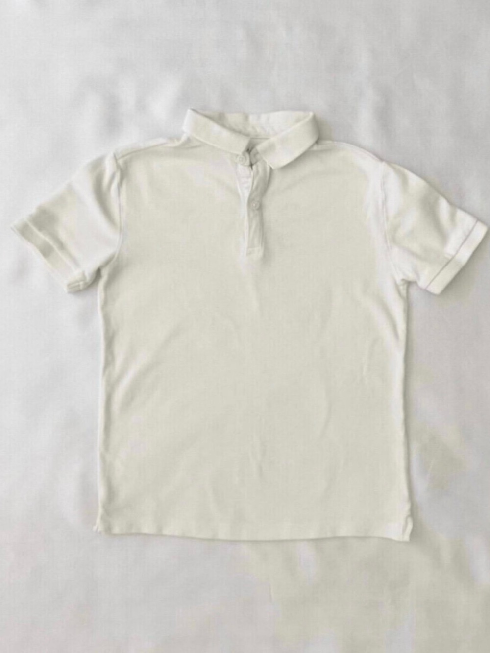 Classic White Polo Shirt - Boys
